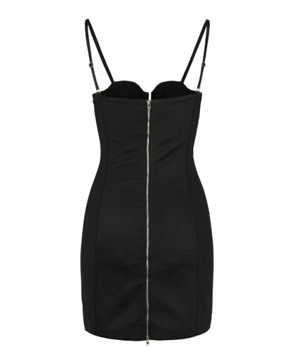 Gucci Duchesse Cutout Dress Black