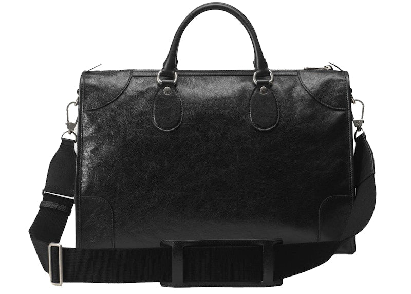 Gucci Duffle Soft Leather Medium Black