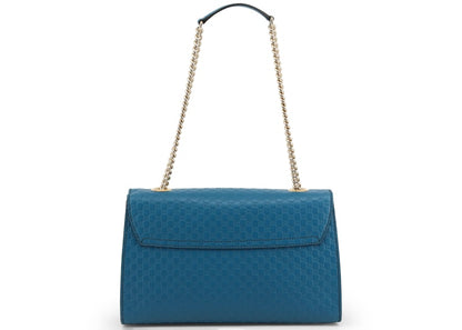 Gucci Emily Chain Shoulder Tote Cobalt Blue