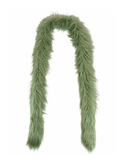 Gucci Faux Fur Scarf Green