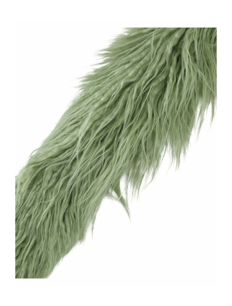 Gucci Faux Fur Scarf Green