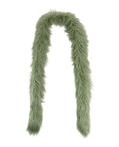 Gucci Faux Fur Scarf Green