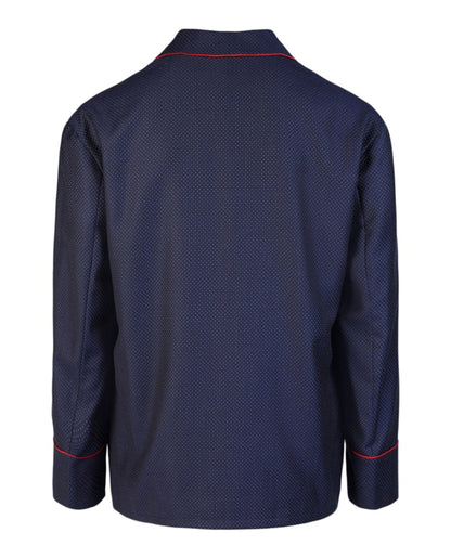 Gucci Fine Dots Feline Jacket Dark Blue