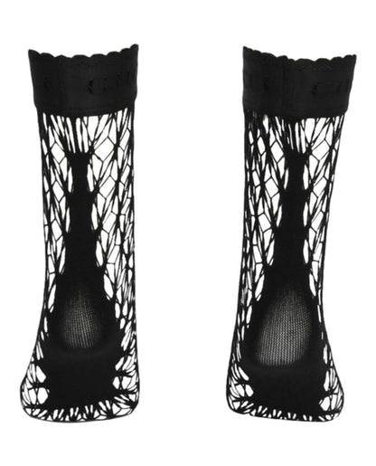 Gucci Fishnet Ankle Socks Black