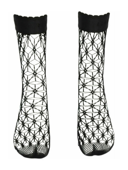 Gucci Fishnet Ankle Socks Black