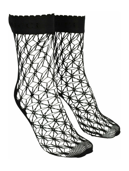 Gucci Fishnet Ankle Socks Black