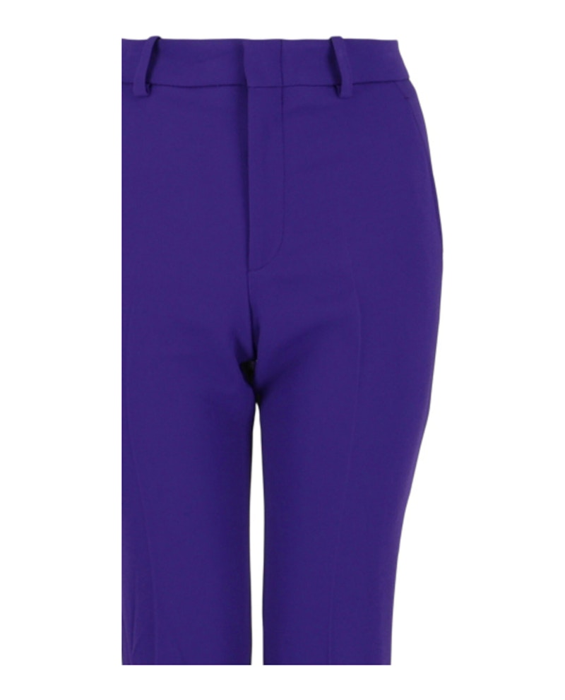 Gucci Flared Leg Pants Purple