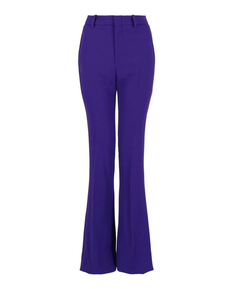 Gucci Flared Leg Pants Purple