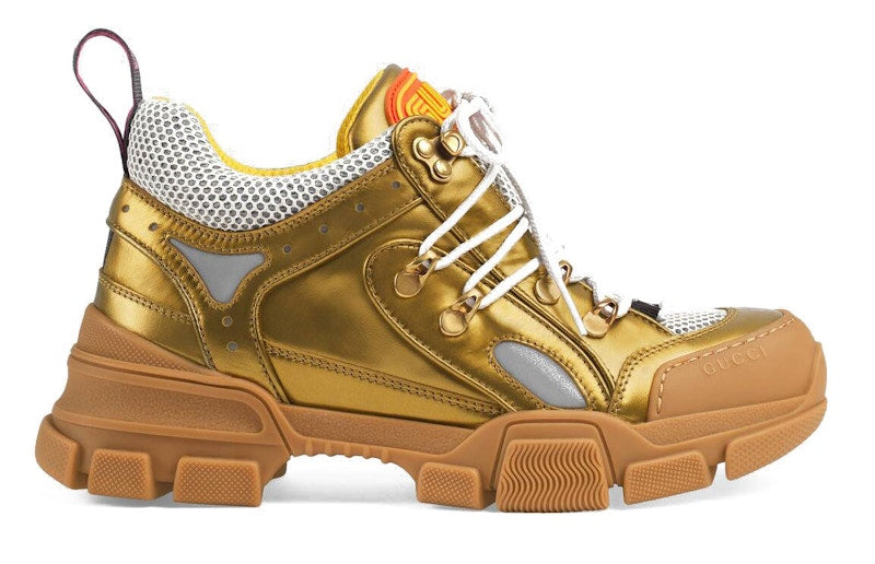Gucci Flashtrek SEGA Metallic Gold (Women's)