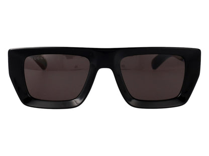 Gucci Flat Top Sunglasses Black Grey (GG1723S-001-51)