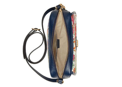 Gucci Flora Crossbody Small Navy Multicolor