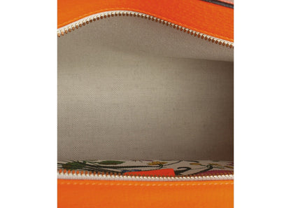 Gucci Flora Tote Medium Orange Multicolor