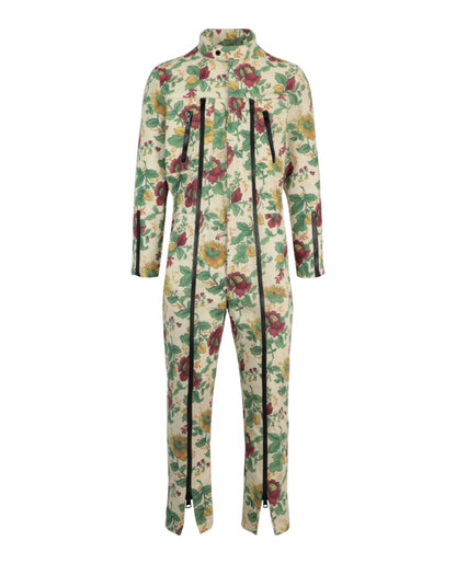 Gucci Floral Jacquard Jumpsuit Green