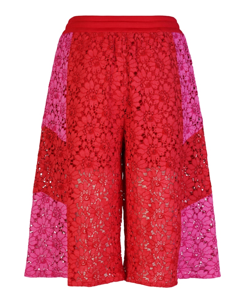 Gucci Floral Lace Shorts Live Red