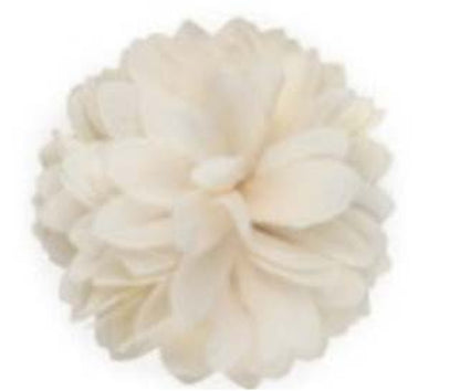 Gucci Flower Silk Brooch White