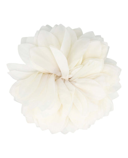 Gucci Flower Silk Brooch White