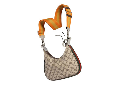 Gucci Attache Small Shoulder Bag Beige/Ebony