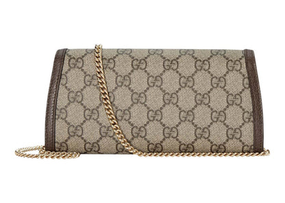 Gucci Blondie Continental Chain Wallet Beige/Ebony