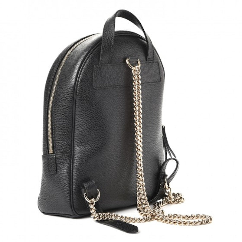Gucci Soho Chain Backpack Black