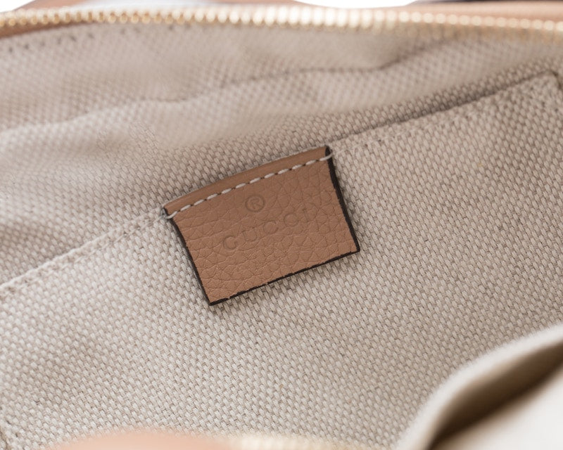 Gucci Soho Disco Leather Small Rose Beige