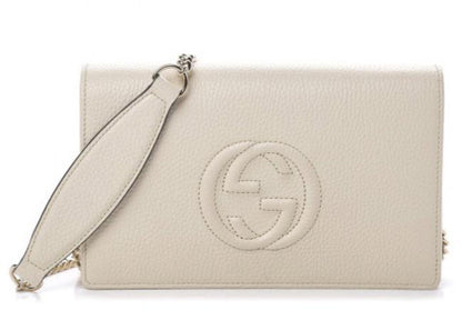 Gucci Soho Disco Wallet on Chain Ivory