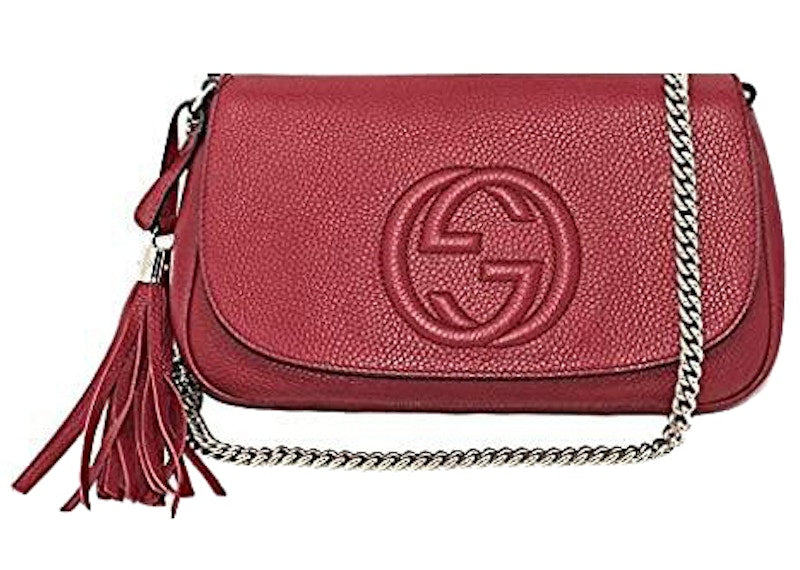 Gucci Soho Red Crossbody Bag Crossbody Bag Red