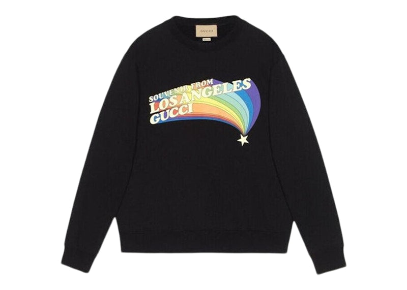 Gucci Souvenir From Los Angeles Sweatshirt Black