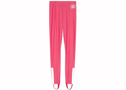 Gucci Sparkling Jersey Stirrup Leggings Pink