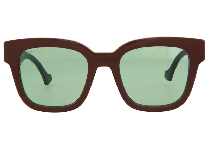 Gucci Square-Acetate Frame Sunglasses Brown/Black/Green (GG0998S-30011733-004-21105)
