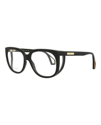 Gucci Square Eyeglasses Black/Black/Transparent (GG0470O-30006525-001)
