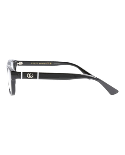 Gucci Square Eyeglasses Black/Black/Transparent (GG0640OA-30008600-001)