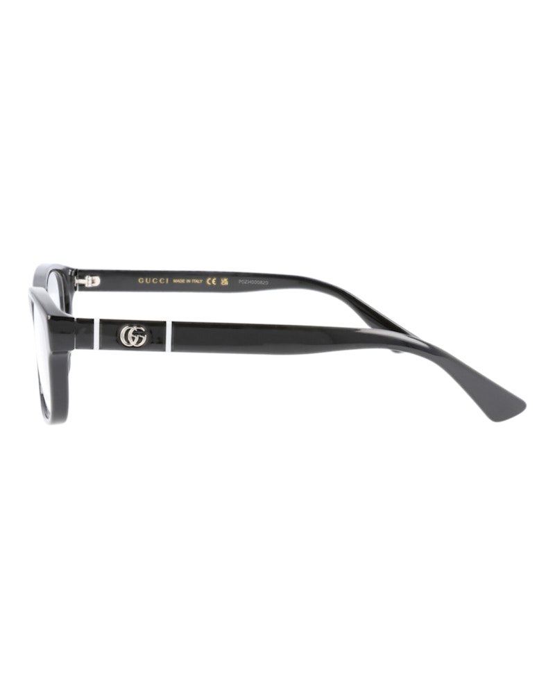Gucci Square Eyeglasses Black/Black/Transparent (GG0640OA-30008600-001)