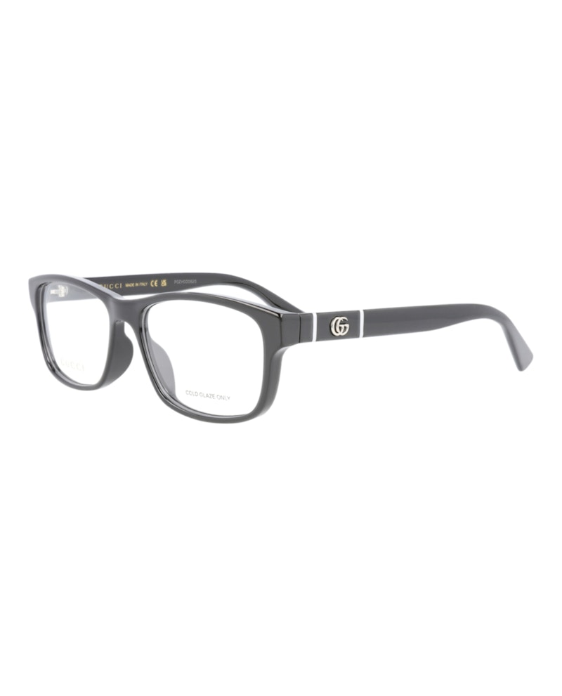 Gucci Square Eyeglasses Black/Black/Transparent (GG0640OA-30008600-001)