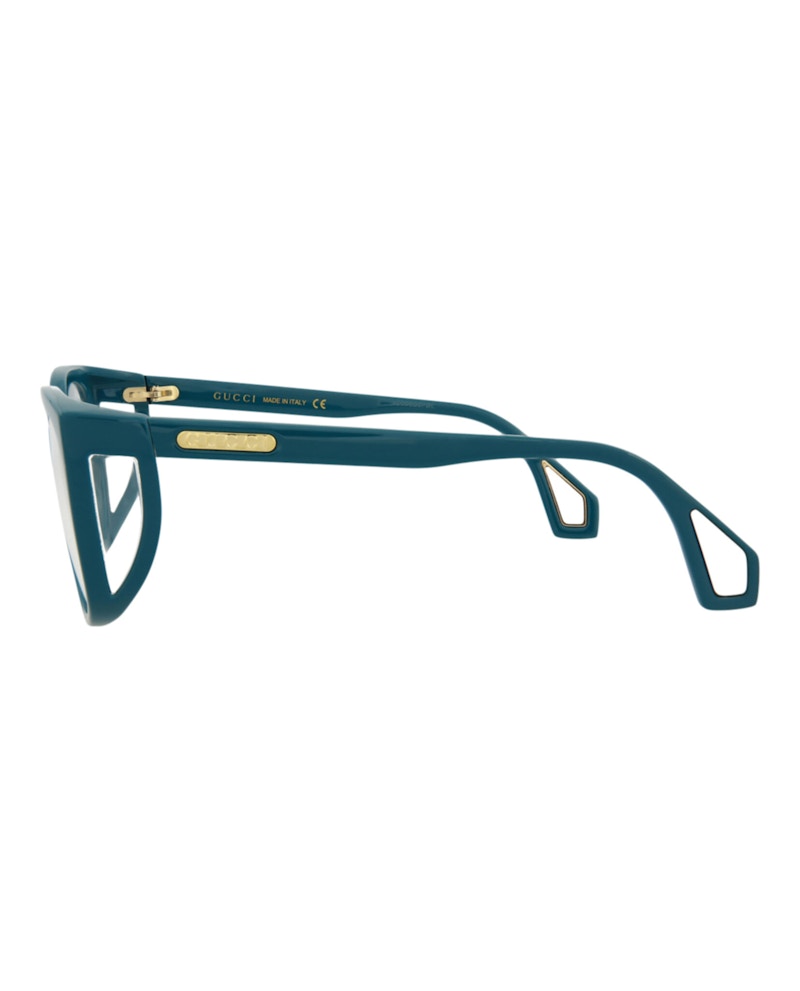 Gucci Square Eyeglasses Blue/Blue/Transparent (GG0470O-30006525-003)
