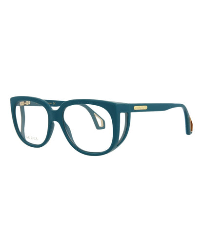 Gucci Square Eyeglasses Blue/Blue/Transparent (GG0470O-30006525-003)