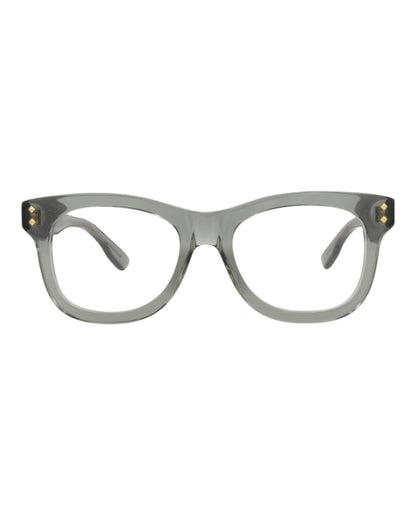 Gucci Square Eyeglasses Grey/Grey Transparent (GG1086O-30013037-004)