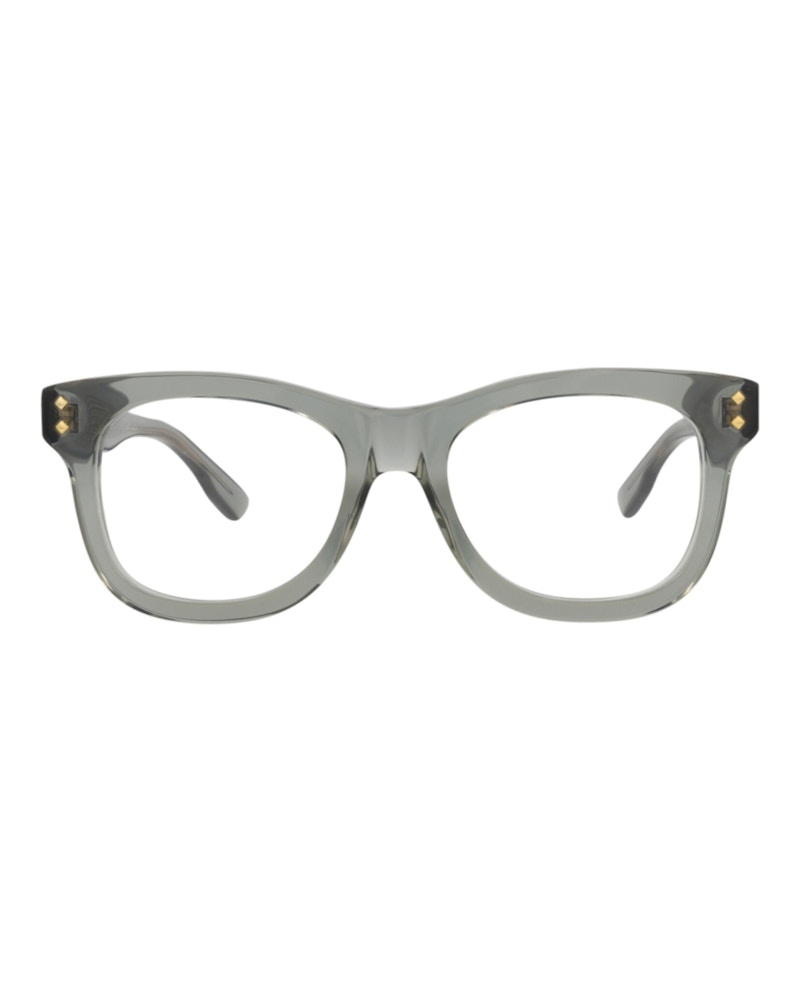 Gucci Square Eyeglasses Grey/Grey Transparent (GG1086O-30013037-004)