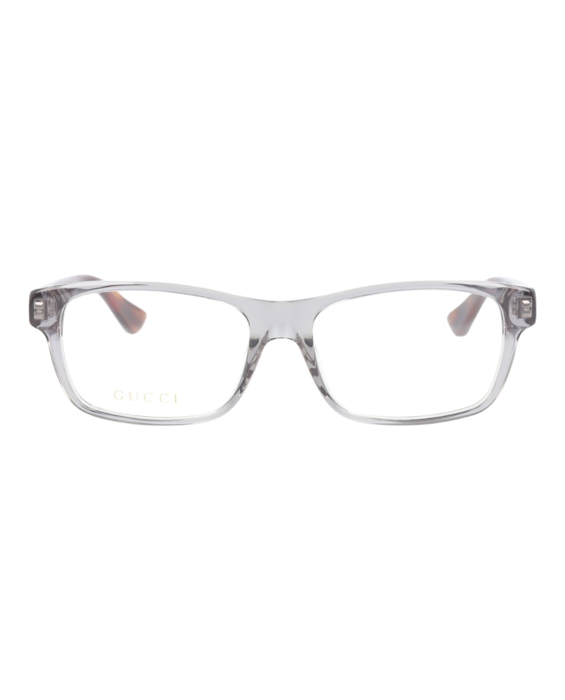 Gucci Square Eyeglasses Grey/Havana/Transparent (GG0006OA-30001020-004)