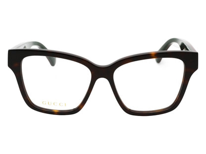 Gucci Square Eyeglasses Havana (GG1302O 006)