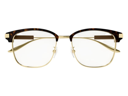 Gucci Square Eyeglasses Havana/Gold (GG1439OK 002)
