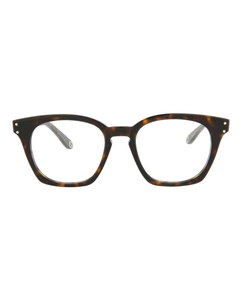 Gucci Square Eyeglasses Havana/Havana/Transparent (GG0572O-30008092-007)