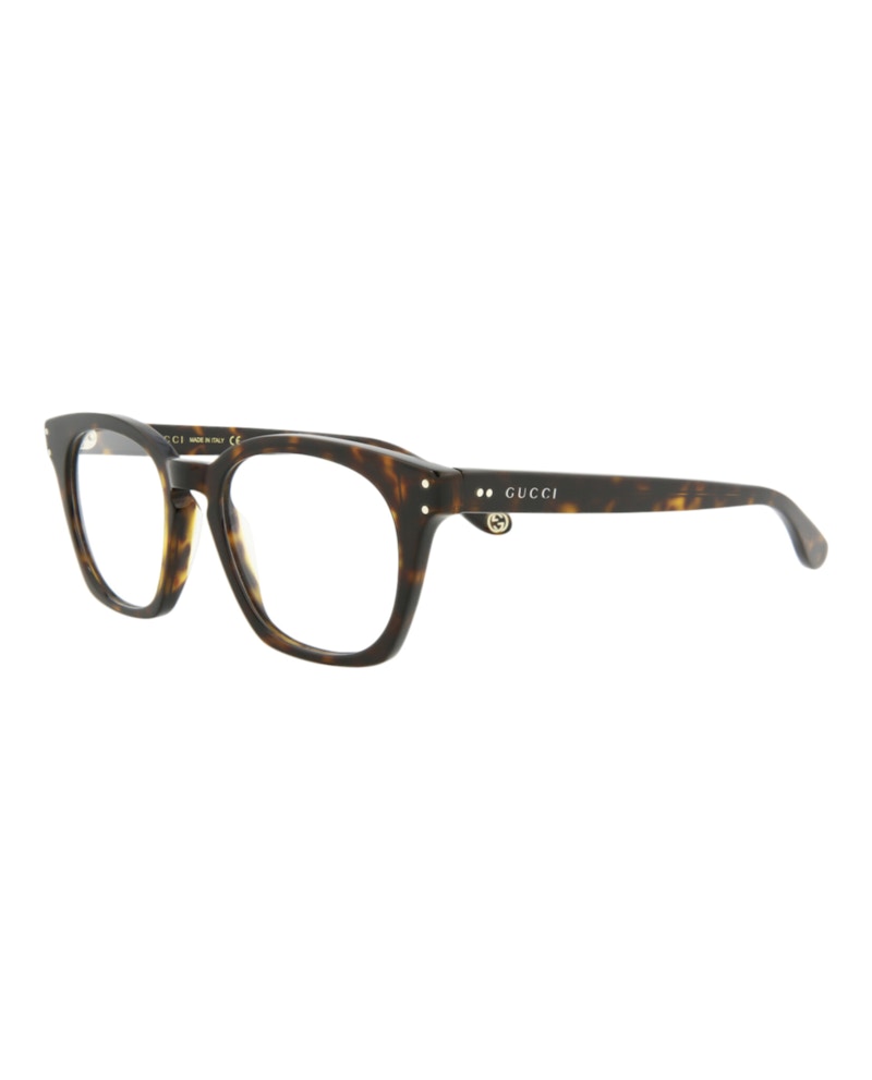 Gucci Square Eyeglasses Havana/Havana/Transparent (GG0572O-30008092-007)