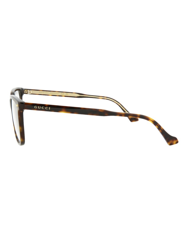 Gucci Square Eyeglasses Havana/Havana/Transparent (GG0737O-30008902-012)