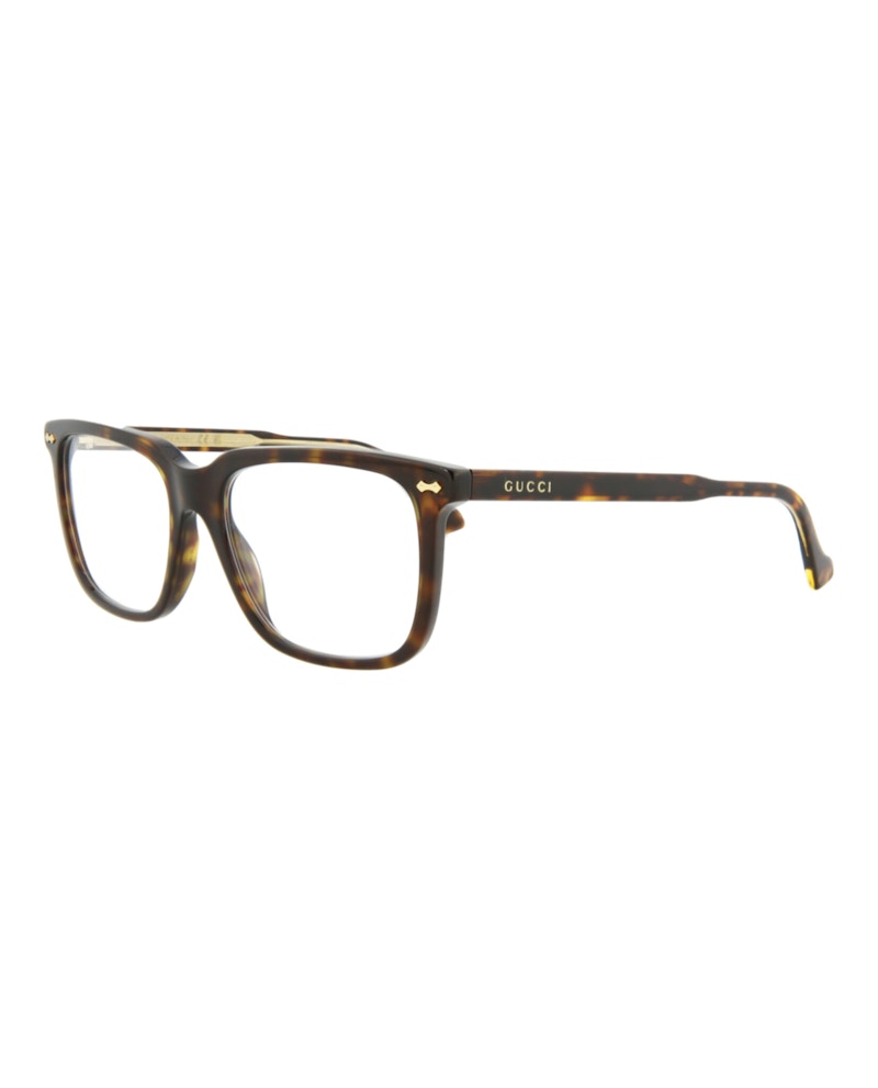 Gucci Square Eyeglasses Havana/Havana/Transparent (GG0737O-30008902-012)