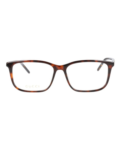 Gucci Square Eyeglasses Havana/Havana/Transparent (GG1159OA-30012871-003)