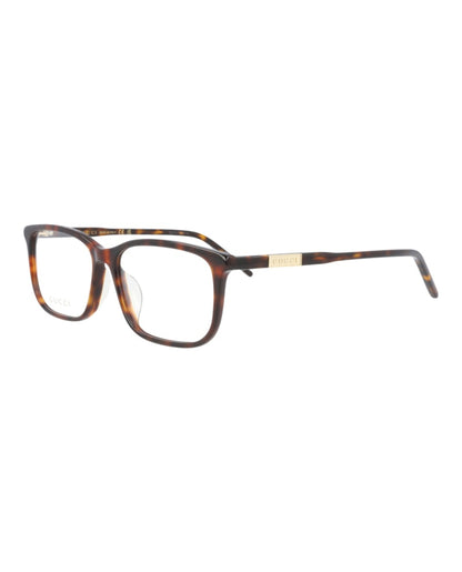 Gucci Square Eyeglasses Havana/Havana/Transparent (GG1159OA-30012871-003)