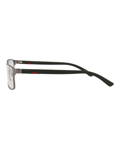 Gucci Square Eyeglasses Ruthenium/Green (GG0614O-30008141-005)