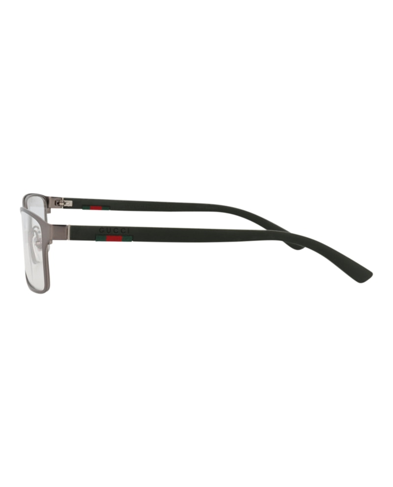 Gucci Square Eyeglasses Ruthenium/Green (GG0614O-30008141-005)