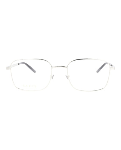 Gucci Square Eyeglasses Silver/Silver/Transparent (GG0943O-30010560-004)