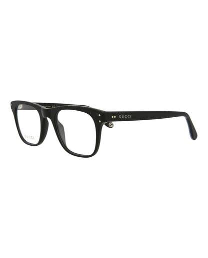 Gucci Square-Frame Acetate Optical Frames Black Black Transparent (GG0476O-30006448-006)